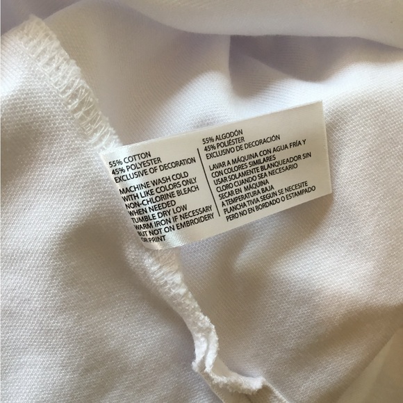 U.S. Polo Assn. Performance Pique White Polo Short Sleeve - Picture 7 of 7